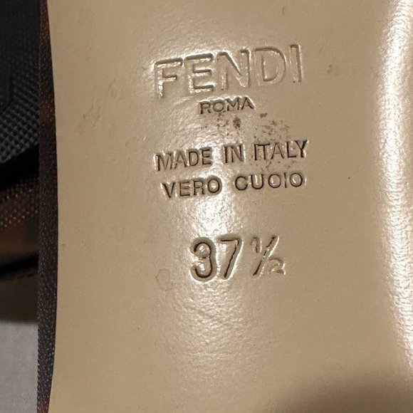 Fendi Mesh Logo Flats - Picture 3 of 7